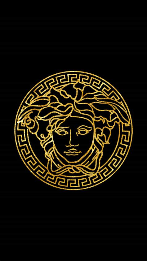 versace logo 70|versace logo black and white.